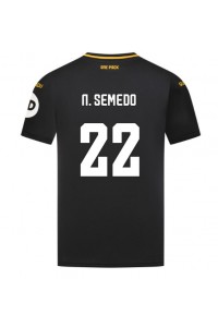 Wolves Nelson Semedo #22 Fotballdrakt Borte Klær 2024-25 Korte ermer